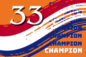 33 Champion Vlag