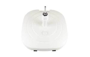 Parasolvoet wit met rotator