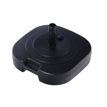 Parasolvoet zwart met rotator