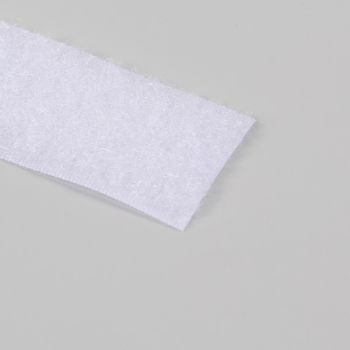 Klittenband wit - lus - 50mm