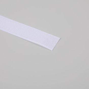 Klittenband wit - haak - 25mm