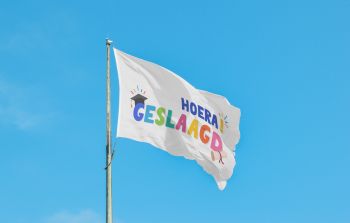 Hoera Geslaagd Vlag