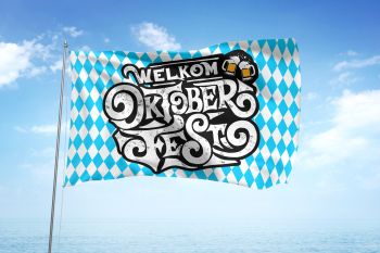 Welkom Oktoberfest Vlag