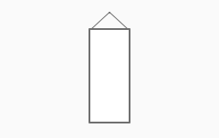 Tafelvlag met standaard