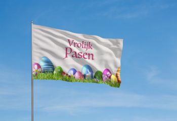 Vrolijk Pasen Vlag -1
