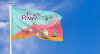 Vrolijk Pasen Vlag -2