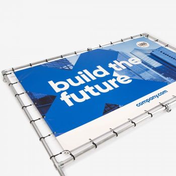 Vrijstaand spandoekframe